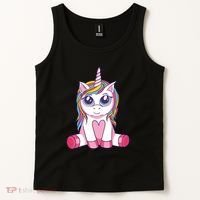 Big Eyed Unicorn Tank Top thumb 2