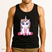 Big Eyed Unicorn Tank Top thumb 3
