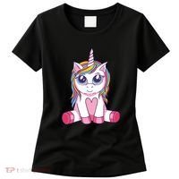 Big Eyed Unicorn Women's T-Shirt thumb 0