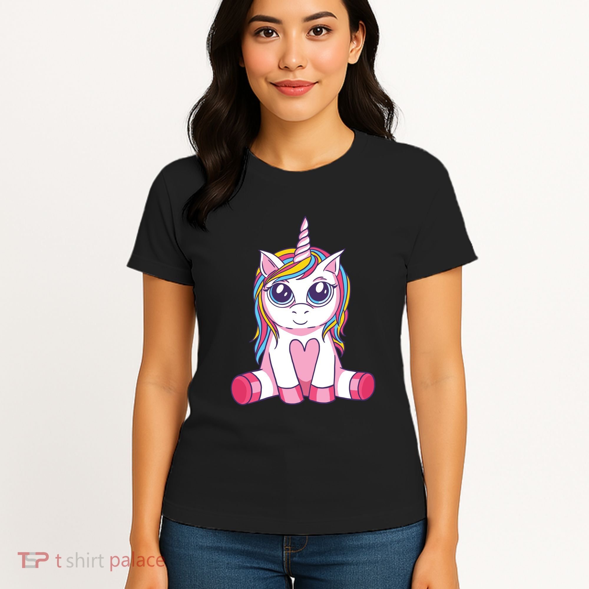 Big Eyed Unicorn Women's T-Shirt