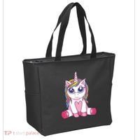 Big Eyed Unicorn Tote Bag thumb 2
