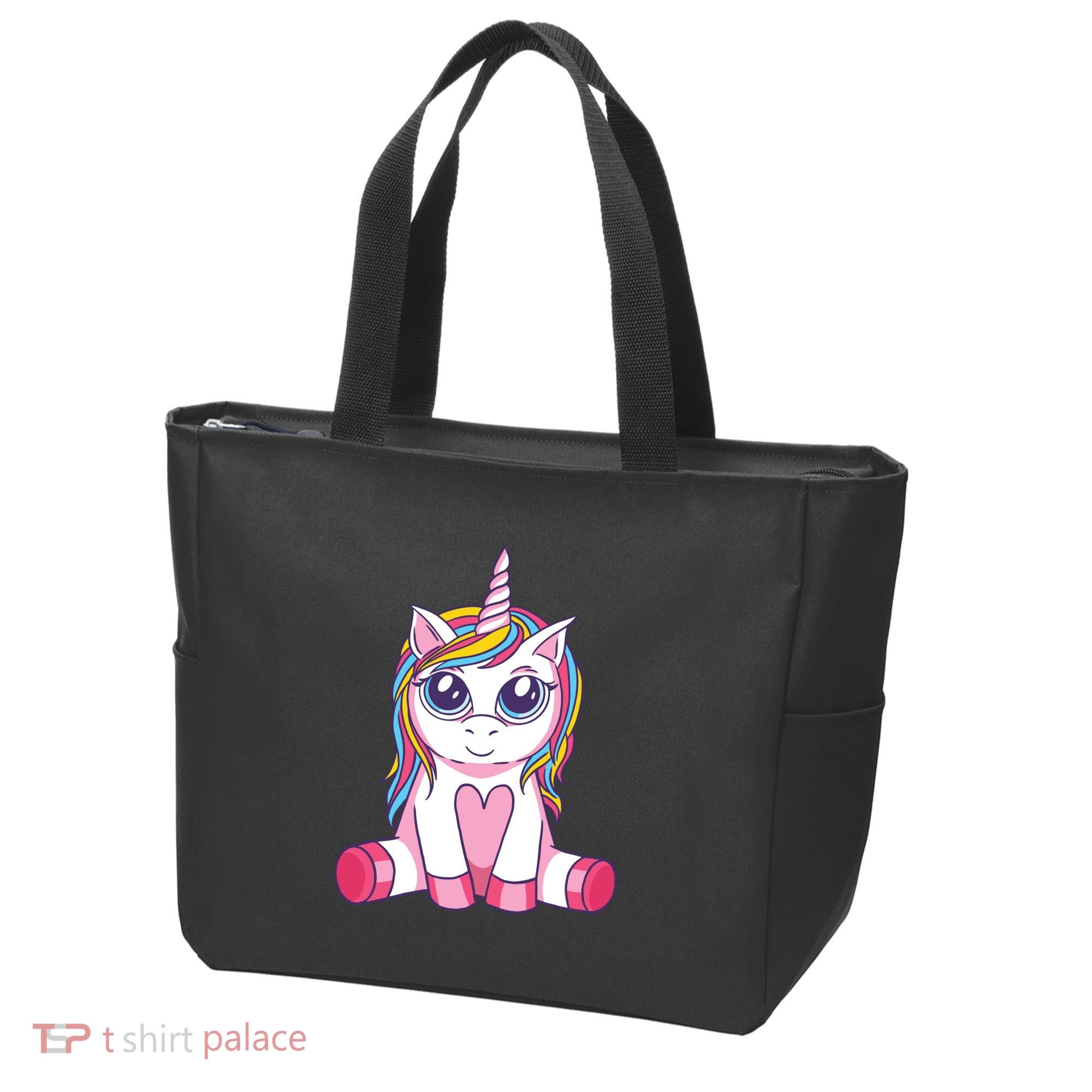 Big Eyed Unicorn Tote Bag