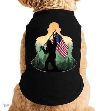 Big Foot American Flag Doggie Tank