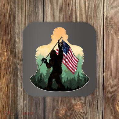 Big Foot American Flag Coaster