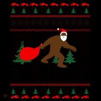 Big Foot Believe Ugly Christmas Sweater Coffee Mug thumb 5