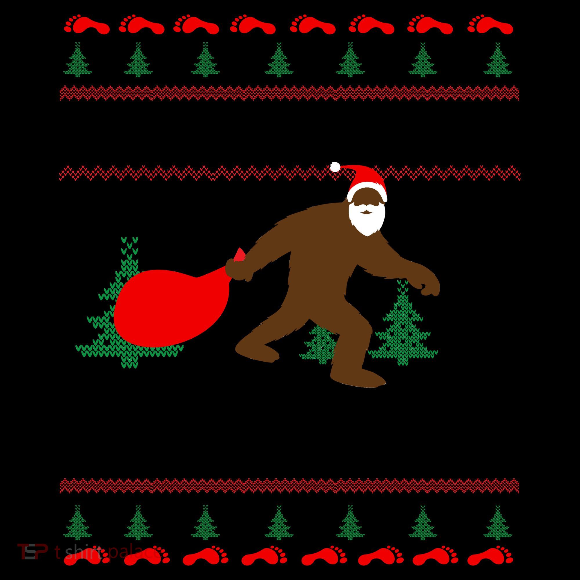 Big Foot Believe Ugly Christmas Sweater Coffee Mug