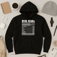 Big Girl Nutritional Facts Hoodie thumb 3