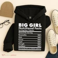 Big Girl Nutritional Facts Hoodie thumb 4