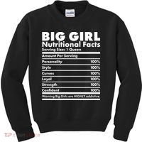 Big Girl Nutritional Facts Kids Sweatshirt thumb 0
