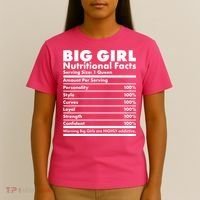 Big Girl Nutritional Facts T-Shirt thumb 4