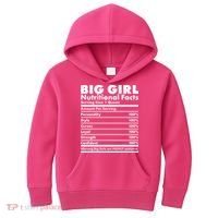 Big Girl Nutritional Facts Kids Hoodie thumb 0