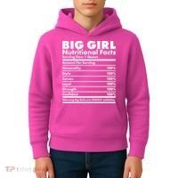 Big Girl Nutritional Facts Kids Hoodie thumb 4