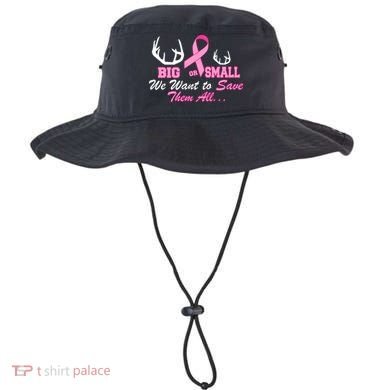 Big Or Small Want To Save Them All Breast Cancer Racks Bucket Hat