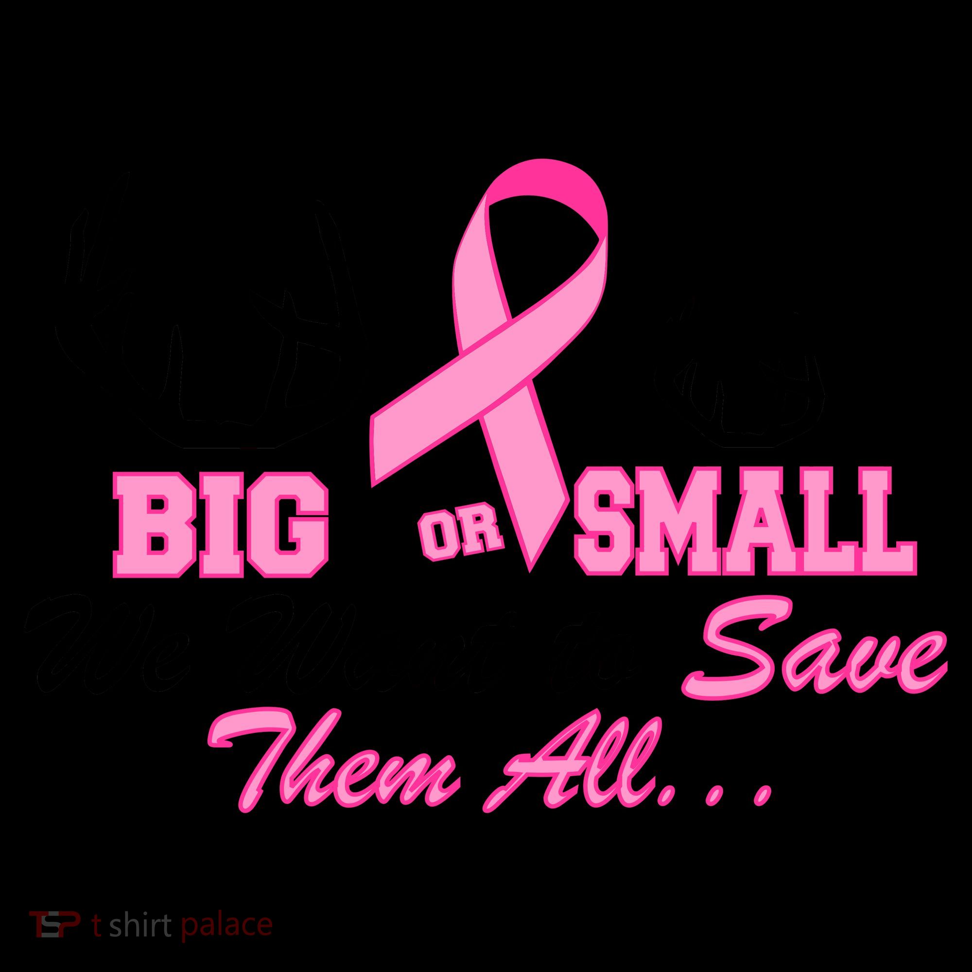 Big Or Small Want To Save Them All Breast Cancer Racks Coffee Mug