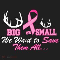 Big Or Small Want To Save Them All Breast Cancer Racks Beanie thumb 2
