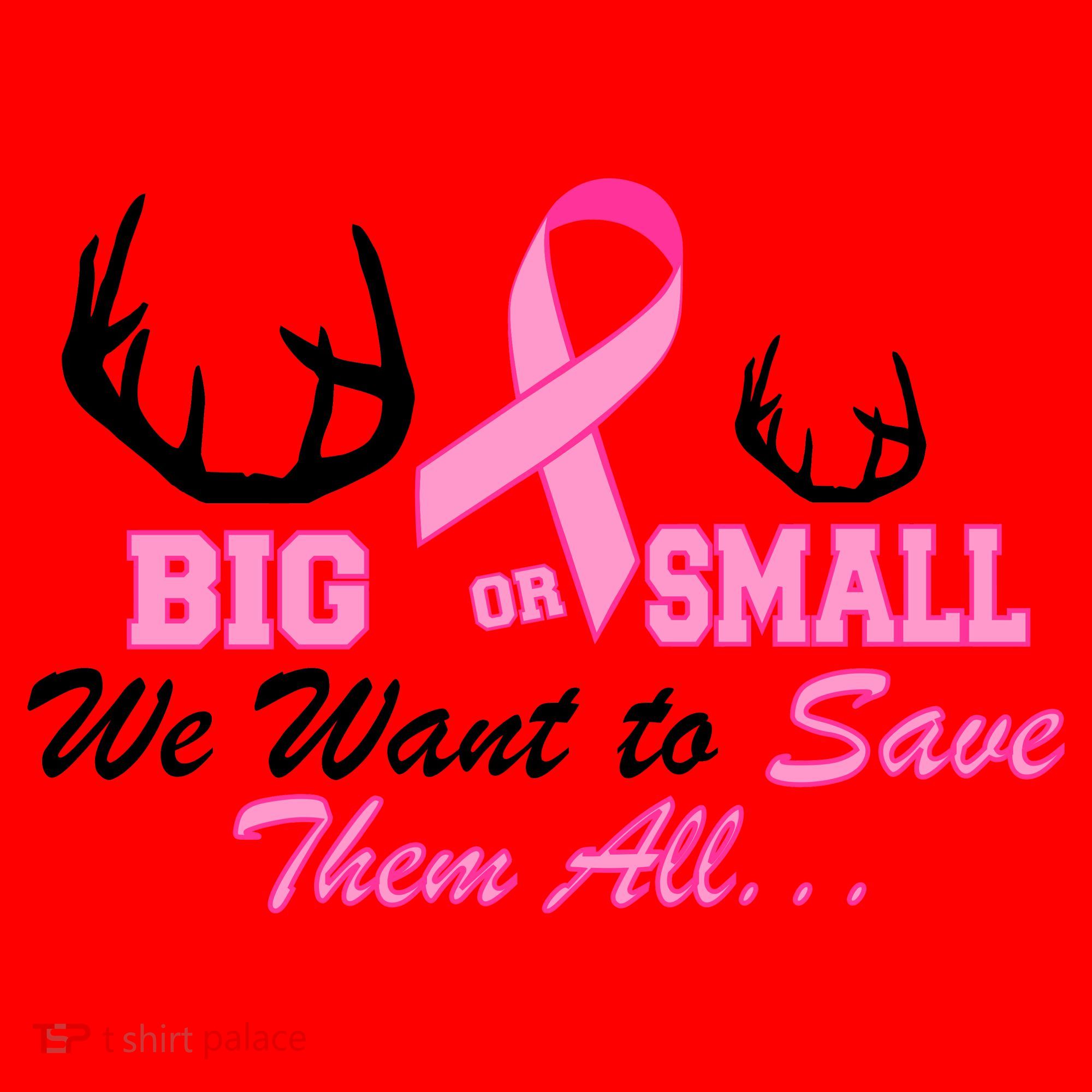 Big Or Small Want To Save Them All Breast Cancer Racks Santa Hat
