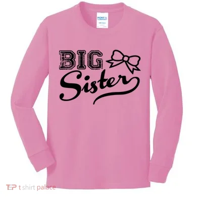 Big Sister Kids Long Sleeve Shirt