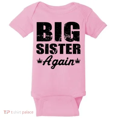 Big Sister Again Baby Bodysuit