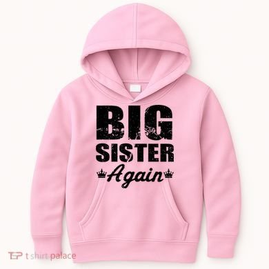 Big Sister Again Kids Hoodie