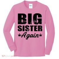 Big Sister Again Kids Long Sleeve Shirt thumb 0
