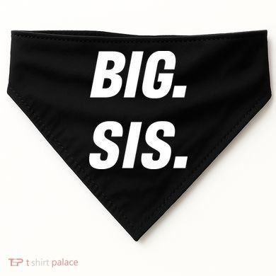 Big Sister Announcement Big Sis USA-Made Doggie Bandana