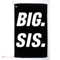 Big Sister Announcement Big Sis Golf Towel thumb 0
