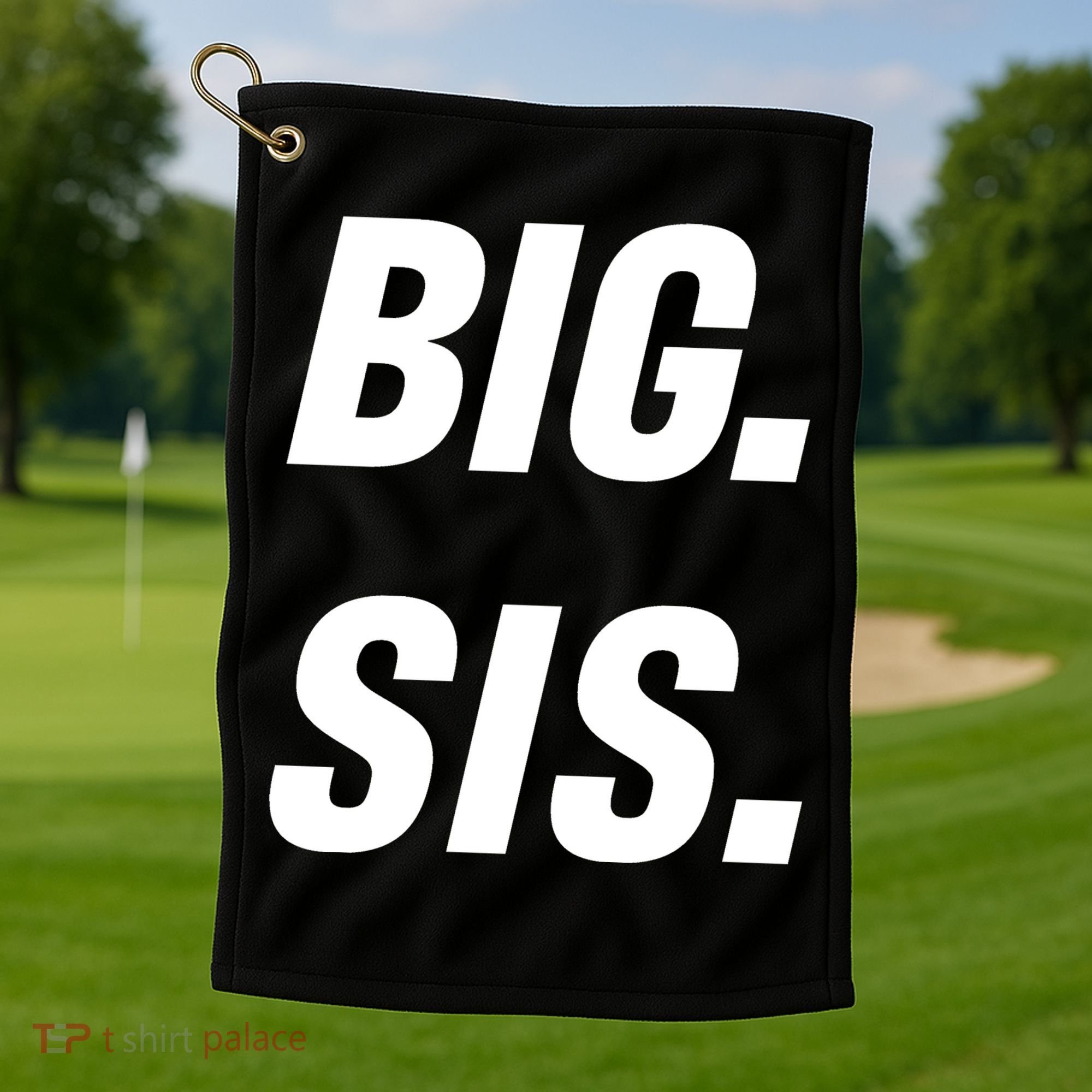 Big Sister Announcement Big Sis Golf Towel