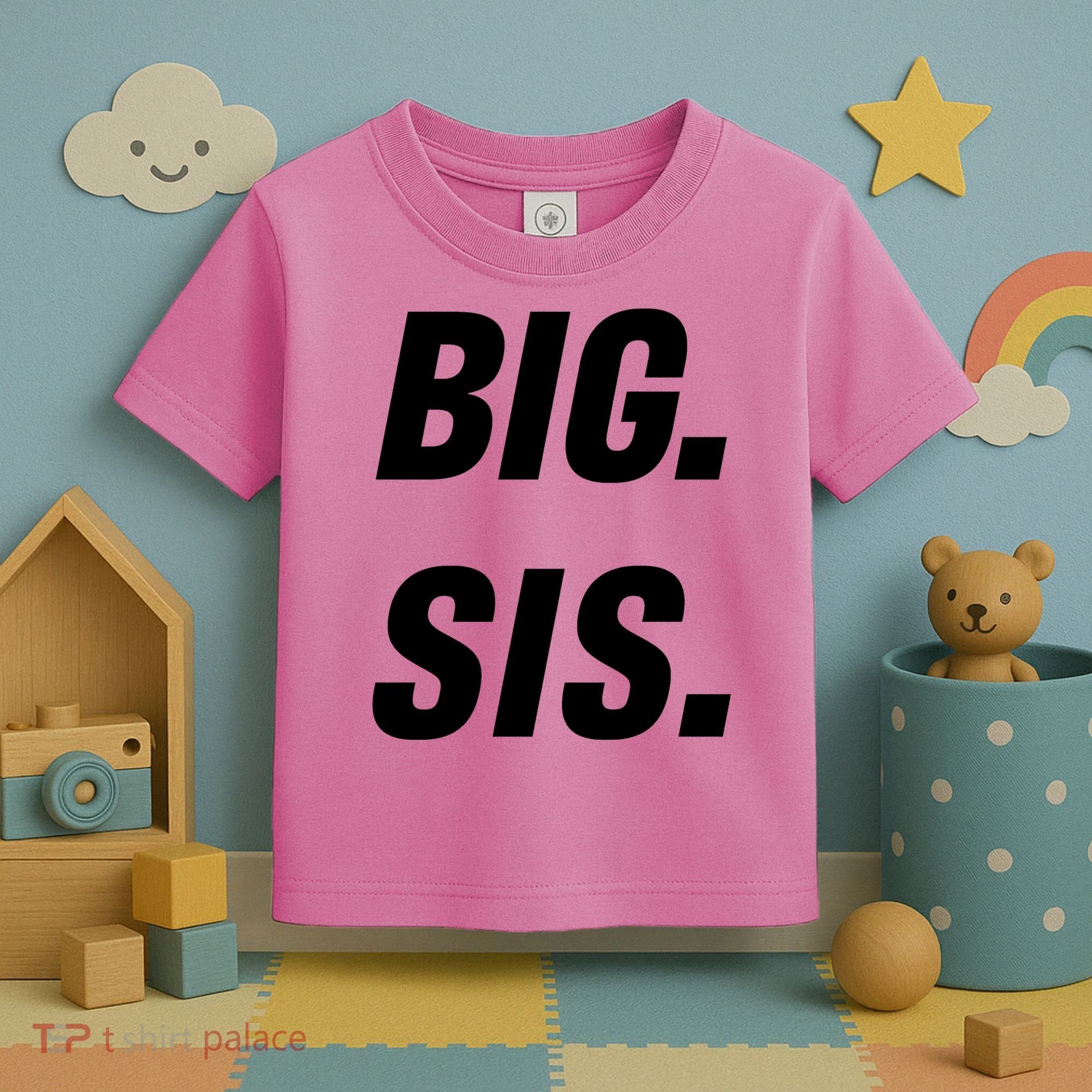 Big Sister Announcement Big Sis Toddler T-Shirt