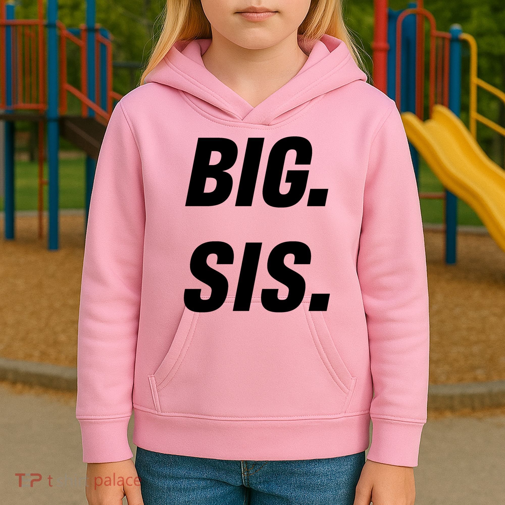 Big Sister Announcement Big Sis Kids Hoodie