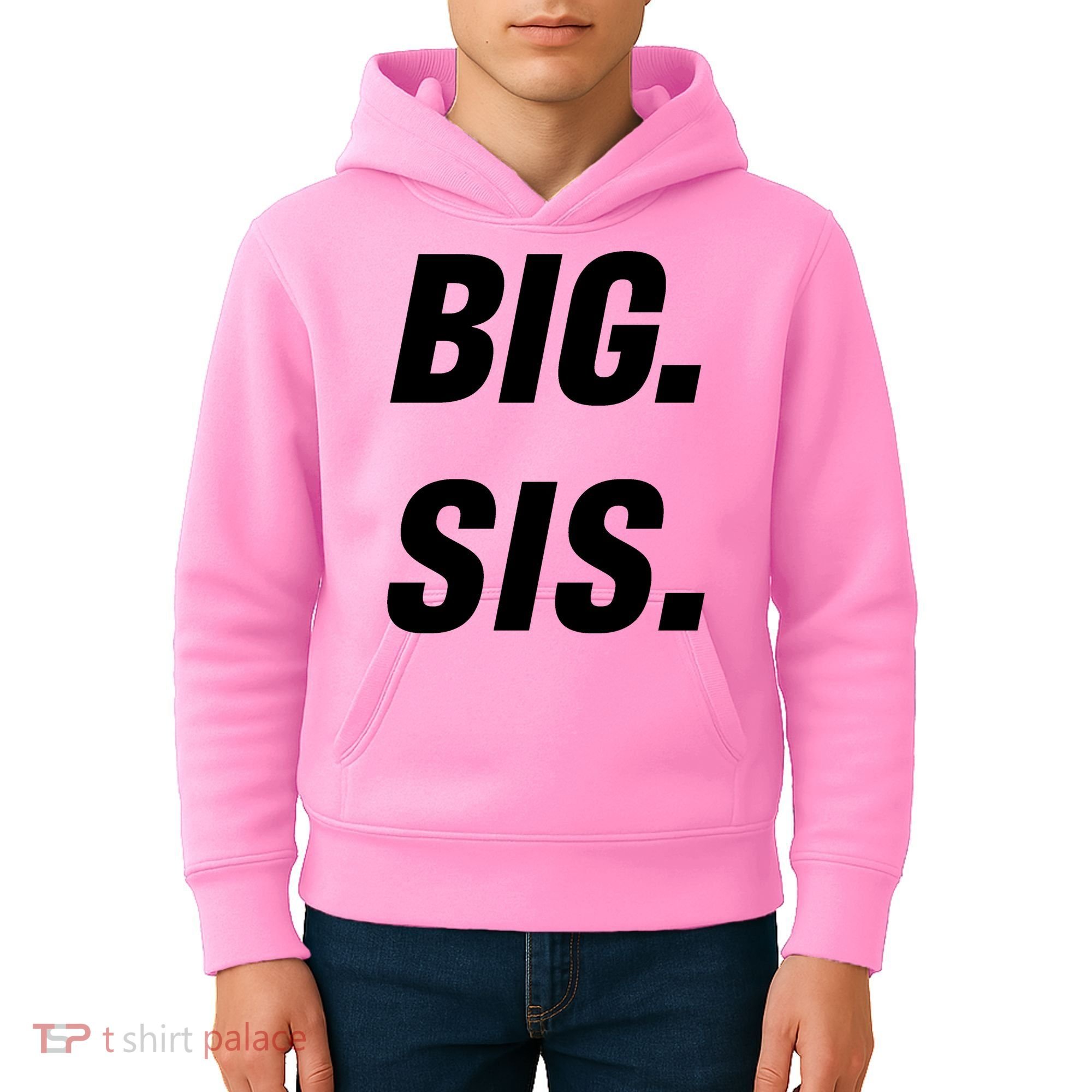 Big Sister Announcement Big Sis Kids Hoodie
