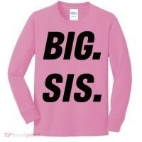 Big Sister Announcement Big Sis Kids Long Sleeve Shirt thumb 0