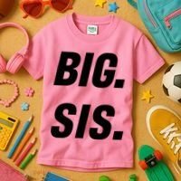 Big Sister Announcement Big Sis Kids T-Shirt thumb 3