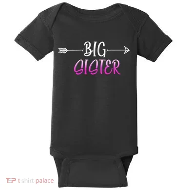 Big Sister Arrow Baby Bodysuit