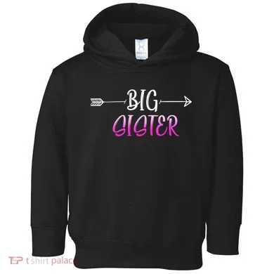 Big Sister Arrow Toddler Hoodie