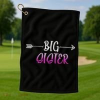 Big Sister Arrow Golf Towel thumb 1