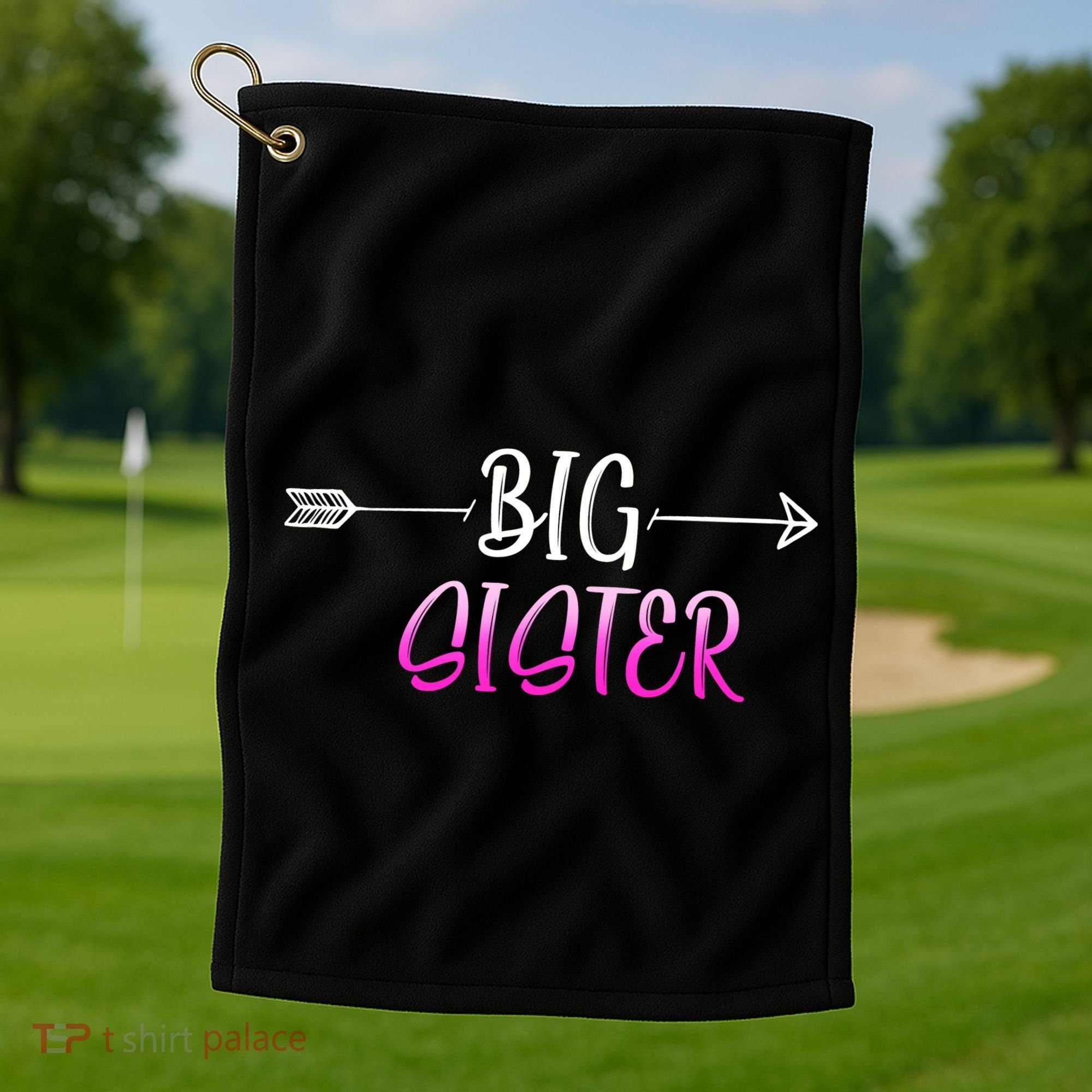 Big Sister Arrow Golf Towel