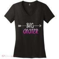 Big Sister Arrow Women's V-Neck T-Shirt thumb 0