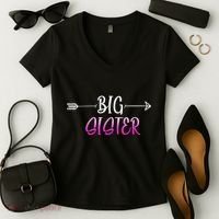 Big Sister Arrow Women's V-Neck T-Shirt thumb 2