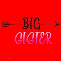 Big Sister Arrow Santa Hat thumb 1