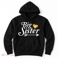 Big Sister Arrow Gold Heart Hoodie thumb 0