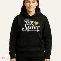 Big Sister Arrow Gold Heart Hoodie thumb 5