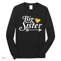 Big Sister Arrow Gold Heart Long Sleeve Shirt thumb 0