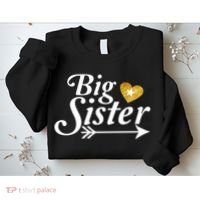 Big Sister Arrow Gold Heart Sweatshirt thumb 2