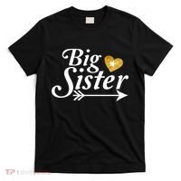 Big Sister Arrow Gold Heart T-Shirt thumb 0