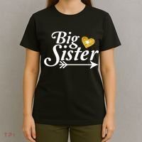 Big Sister Arrow Gold Heart T-Shirt thumb 4