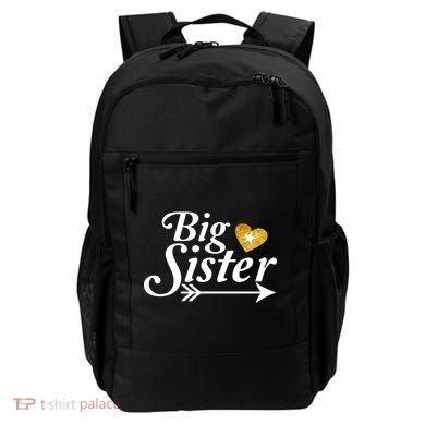 Big Sister Arrow Gold Heart Backpack