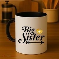 Big Sister Arrow Gold Heart Coffee Mug thumb 4
