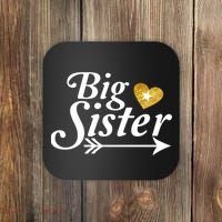 Big Sister Arrow Gold Heart Coaster thumb 0