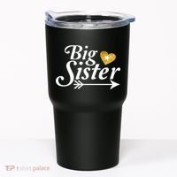 Big Sister Arrow Gold Heart Tumbler thumb 0