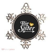 Big Sister Arrow Gold Heart Ornament thumb 0